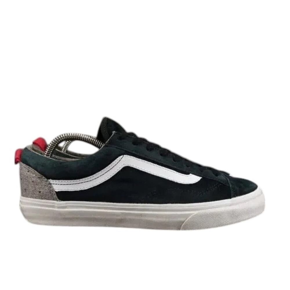Vans Shoes Womens 9.5 Sneakers Old Skool Leather Low Lace Up Skate Mens 8 Black
